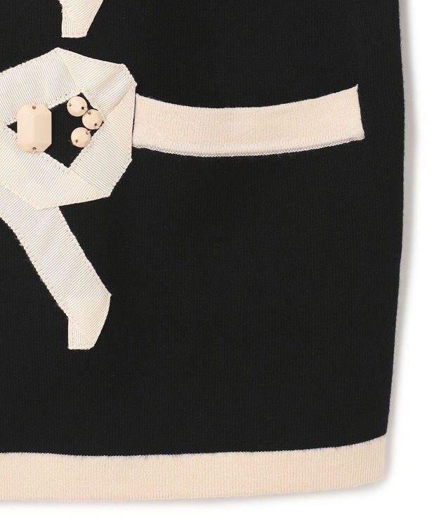 TOCCA 【Archive Collection】【洗える！】AURORA KNIT カーディガン ブラック×ベージュ系