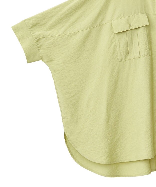 AMERICAN HOLIC 【WEB限定】接触冷感Wポケットシャツチュニック Khaki