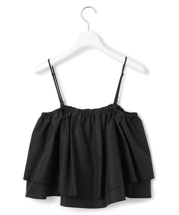 23区 S 【洗える】マルチタフタ ビスチェ ブラック系