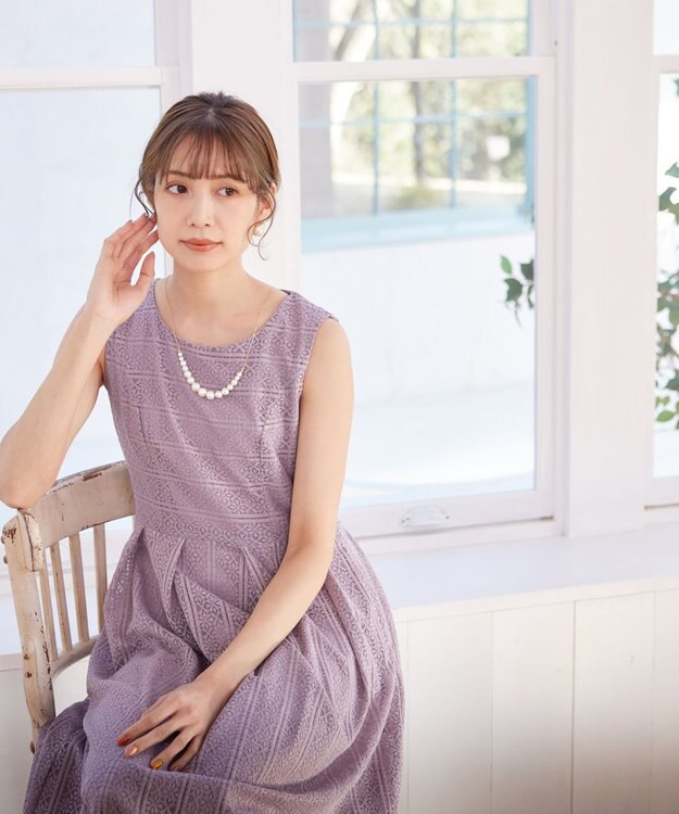 Tiaclasse 【日本製】コットンパール ネックレス ゴールド