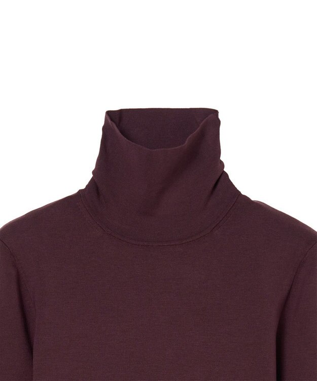 JOSEPH 【洗える】シルクストレッチハイネックトップ Maraschino