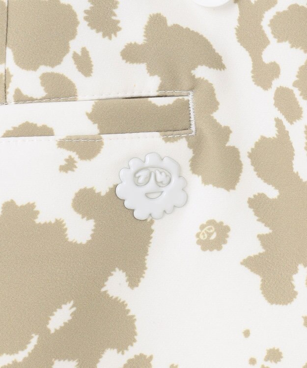 PW CIRCULUS 【WOMEN】【洗える】アニマルプリント バックプリーツ スカート ゴルフウェア レディース ベージュ系5