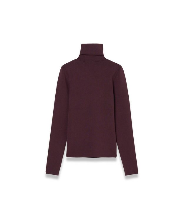 JOSEPH 【洗える】シルクストレッチハイネックトップ Maraschino