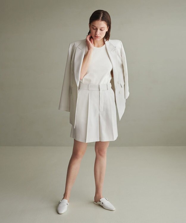 NAVE 【Nave】ウールポリエステルツイル ショートパンツ アイボリー系