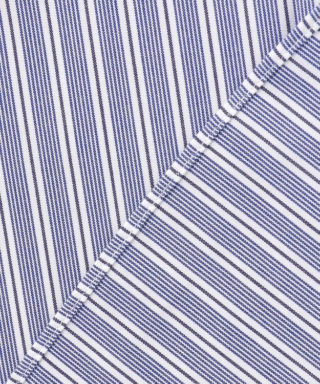 J.PRESS MEN 【PREMIUM PREATS / 形態安定】イングリッシュストライプ ドレスシャツ / レギュラー ネイビー系1