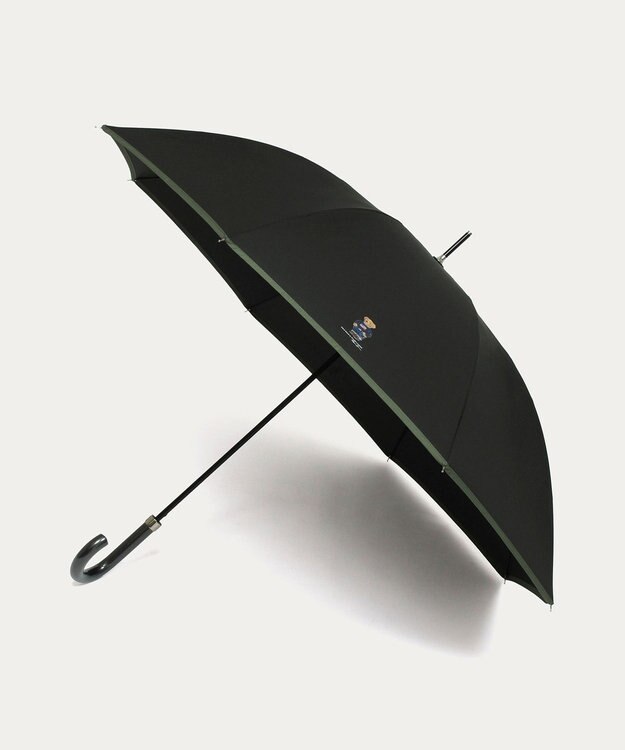 MOONBAT 【WEB限定】POLO RALPH LAUREN(ポロ ラルフローレン)FLAG BEAR 雨傘 長傘 ユニセックス ブラック
