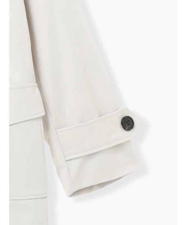 Te chichi メタルバックルカバーオール アイボリー