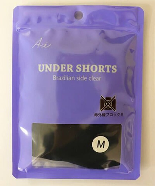 San-ai Resort（三愛水着楽園） ブラジリアン サイドクリア ショーツ S/M/Ｌ ブラック