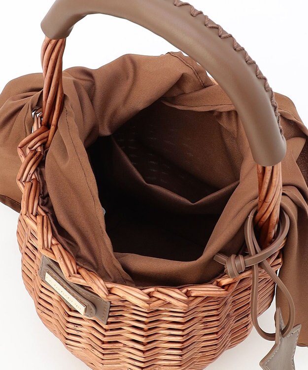 LA BAGAGERIE LA BAGAGERIE×Chiyo カゴバッグ チョコ