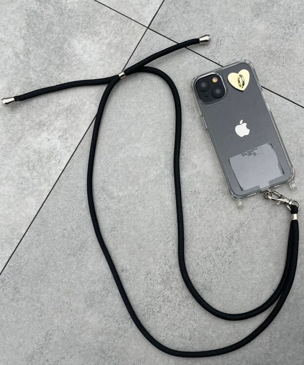 WEGO シート付きロープストラップ ブラック