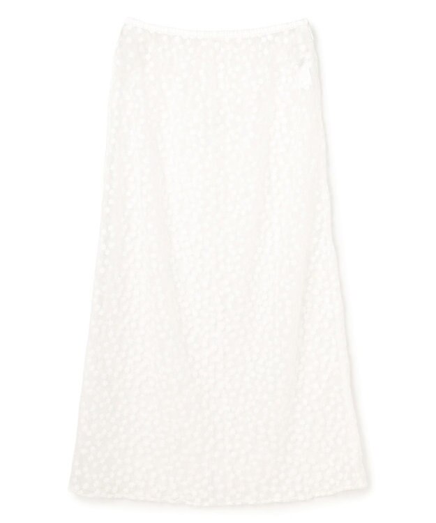 UNFILO L エンブロイダリー レーススカート エクリュ