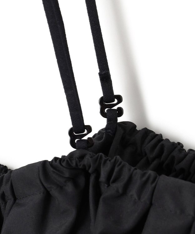 23区 S 【洗える】マルチタフタ ビスチェ ブラック系