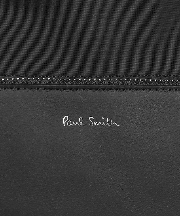 Paul Smith ナイロンブライトストライプトリム リュック ブラック