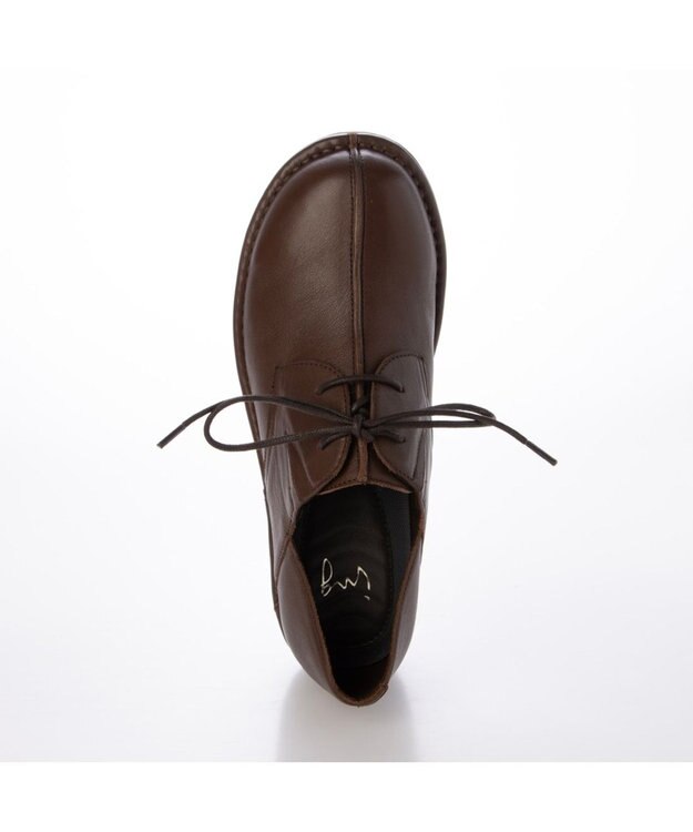 ing <ing>【WEB限定】センターシームレースアップシューズ ダークブラウン