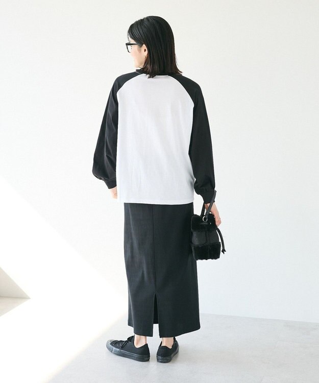 CRAFT STANDARD BOUTIQUE ラグランフロッキープリントＴｅｅ White