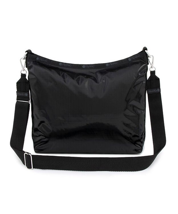 LeSportsac MEDIUM ZIP SHOULDER/ブラックシャイン ブラックシャイン