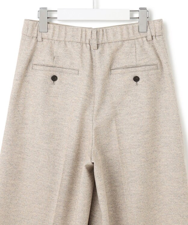 23区 L ラメミックスツイード クロップド パンツ ベージュ系