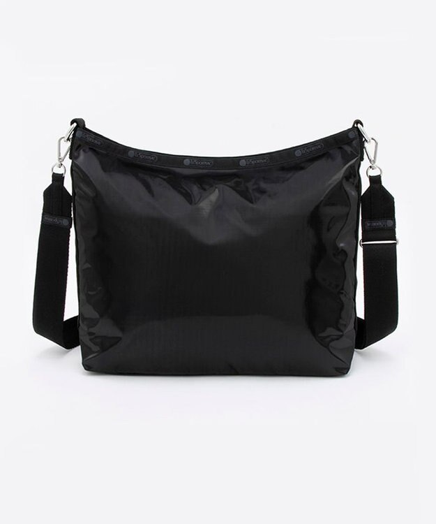LeSportsac MEDIUM ZIP SHOULDER/ブラックシャイン ブラックシャイン