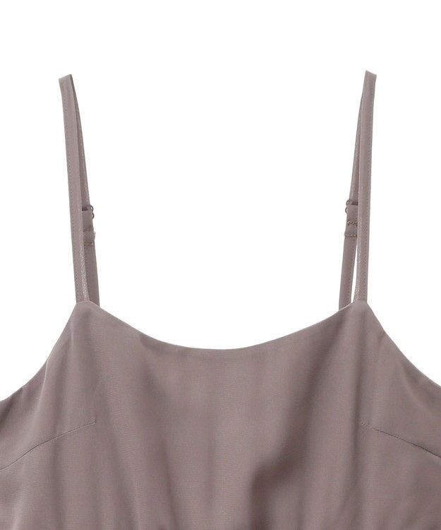 earth music&ecology アシンメトリーティアードワンピース Mocha