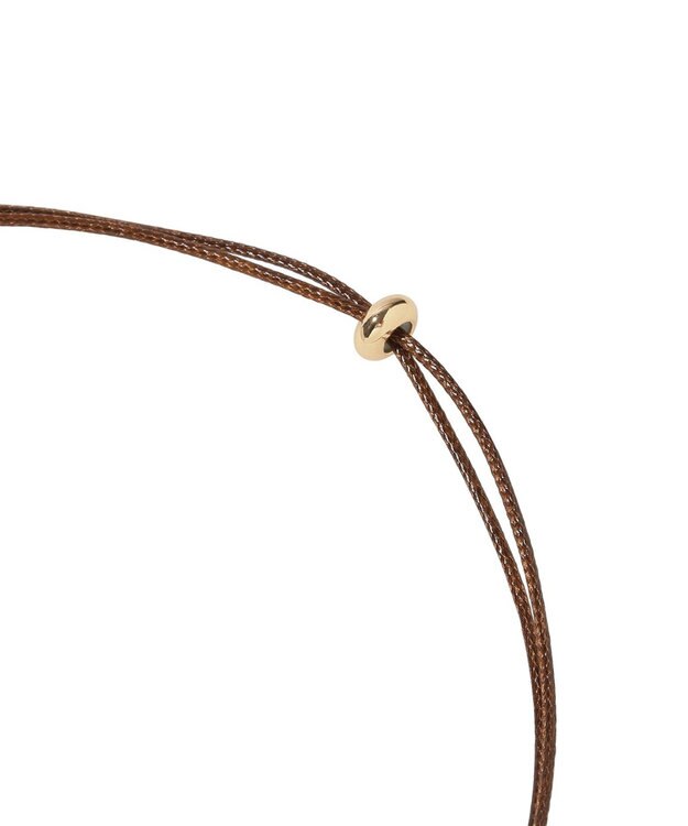 earth music&ecology ハートコードネックレス Brown