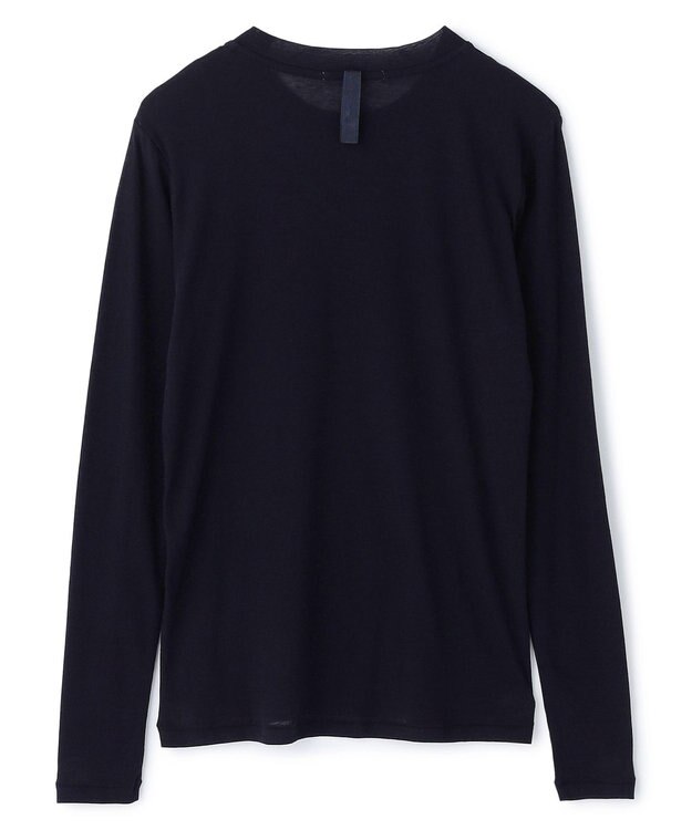 BEIGE， 【洗える】SORE / コットンシアークルーネックカットソー Navy