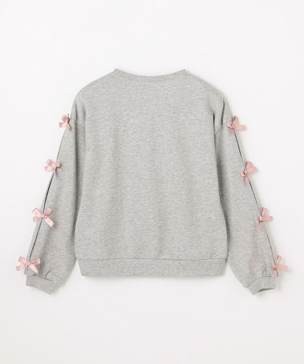 ANY KIDS 袖リボン トレーナー グレー