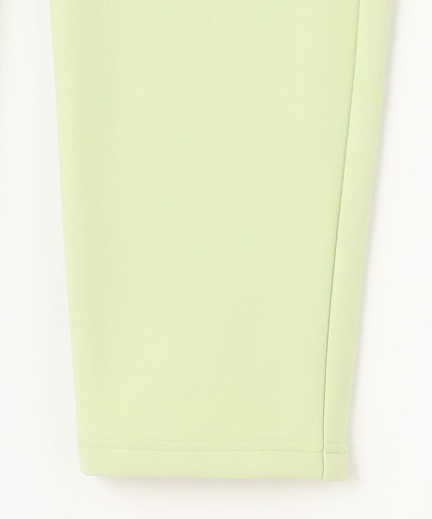 23区GOLF 冬の暖かボトム【WOMEN】ボンディング テーパードパンツ ライトグリーン系