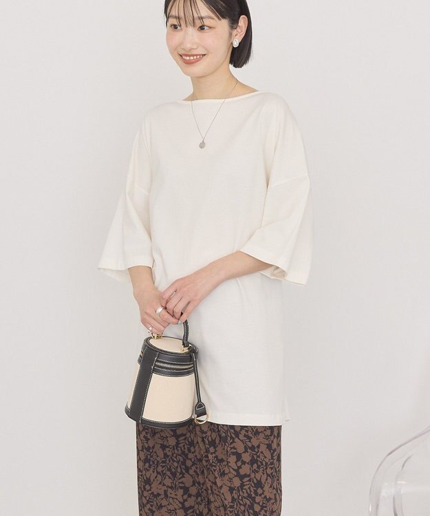 AMERICAN HOLIC 【2WAY】バックタックチュニック Off White