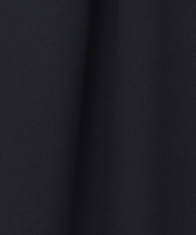 23区 S 【洗える】バックサテンアムンゼン ワイドパンツ ネイビー系