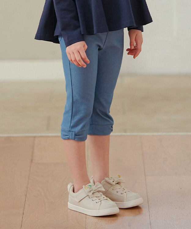 ANY KIDS デニム ニット パンツ デニムブルー