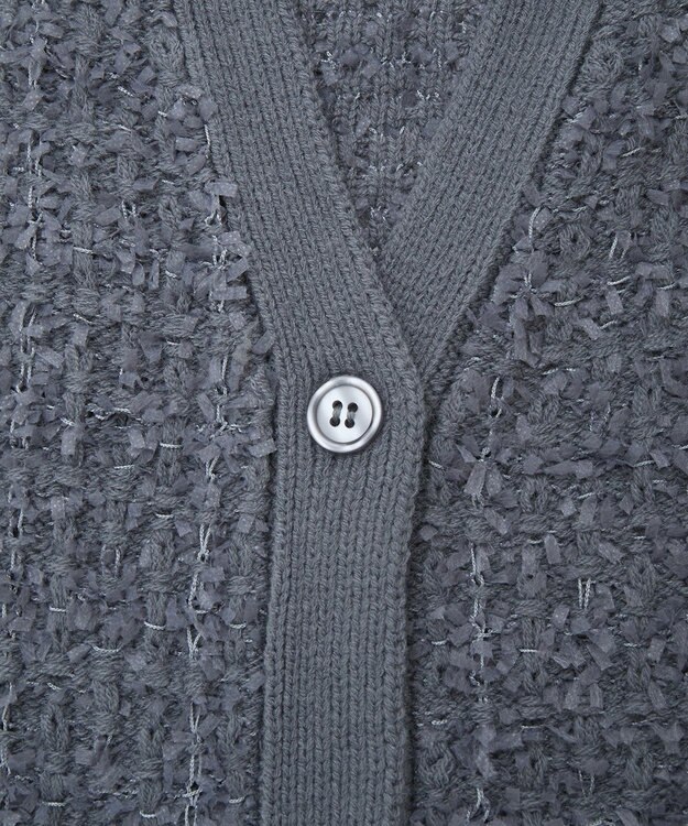 CRAFT STANDARD BOUTIQUE ツイード編みニットベスト Deep Purple