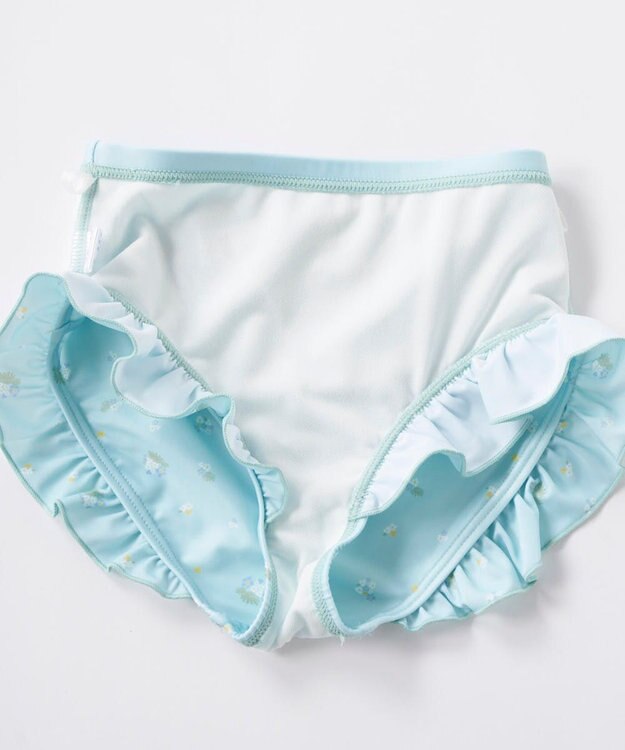 OP／FILA 【marie claire ENFANTS】シャーリングセパレート水着 ミント