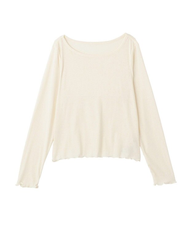 earth music&ecology 【SET2点】ツイストキャミレイヤードカットソー Ivory