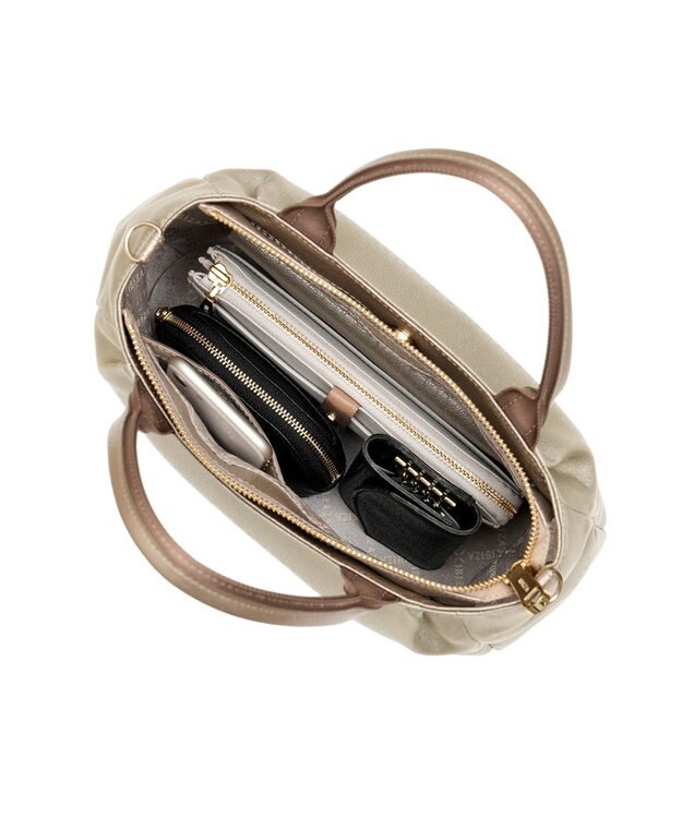 IBIZA プリード　ナイロン　2WAYバッグ アイボリー