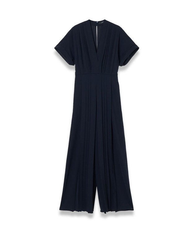 JOSEPH エアリープリッセ　ジャンプスーツ Navy