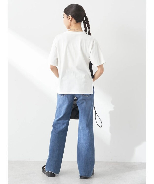 earth music&ecology ビスチェドッキングプルオーバー White×Black