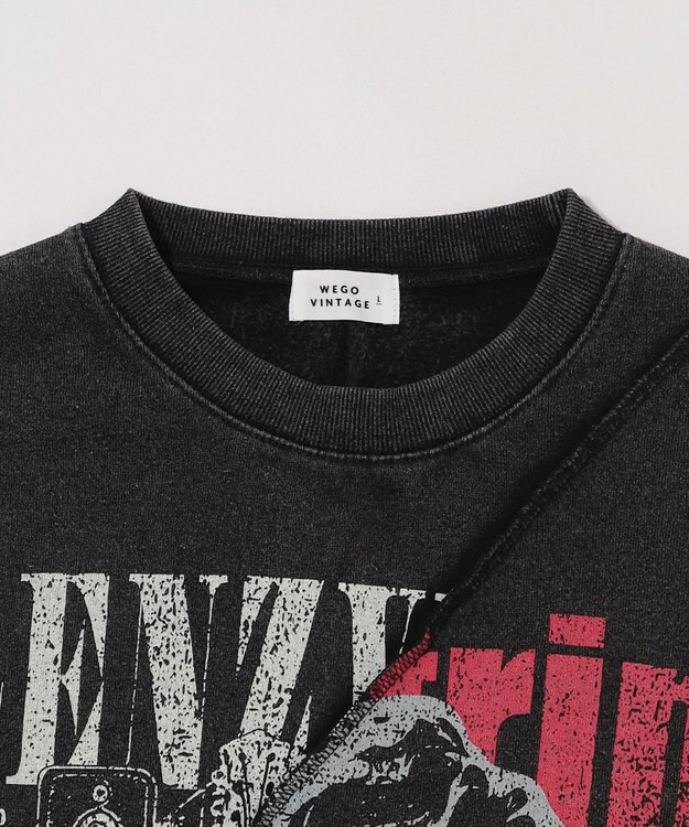 WEGO 【ユニセックス着用ITEM】ヴィンテージグラフィックドッキングプルオーバー 柄2