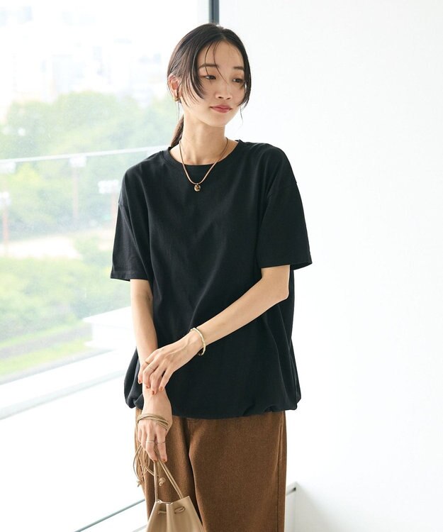 CRAFT STANDARD BOUTIQUE 裾スピンドルプルオーバー Black