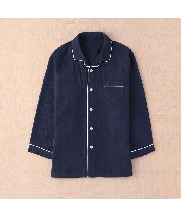 マシュマロガーゼカラーメンズパジャマ / UCHINO | ファッション