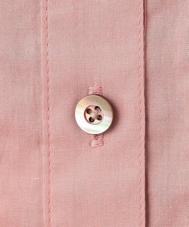 J.PRESS LADIES 【洗える】セルロースライト刺繍  シャツ ブラウス ローズピンク系