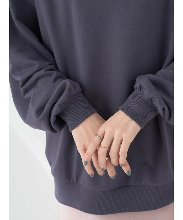 earth music&ecology テニスクラブロゴロンＴＥＥ Charcoal Gray