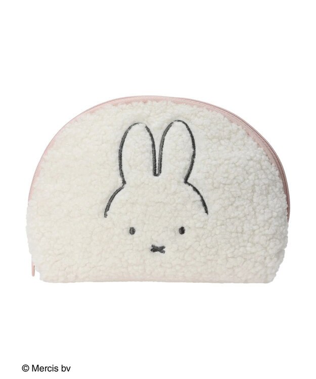 Green Parks ｍｉｆｆｙ／ボアラウンドポーチ Off White