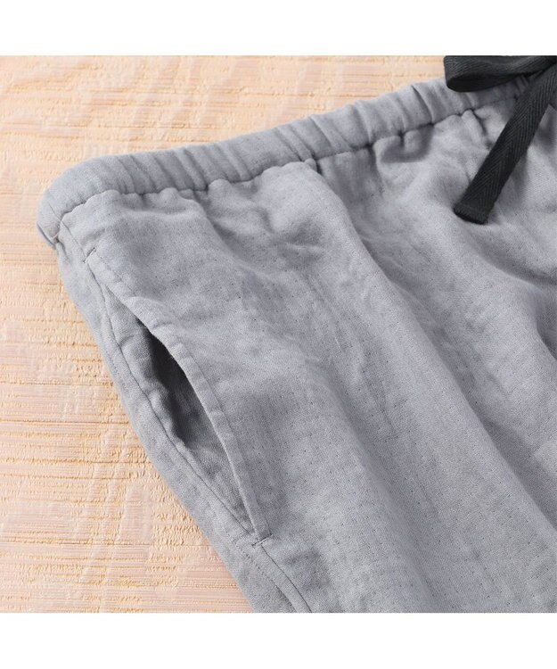 UCHINO マシュマロガーゼカラーメンズパジャマ グレー