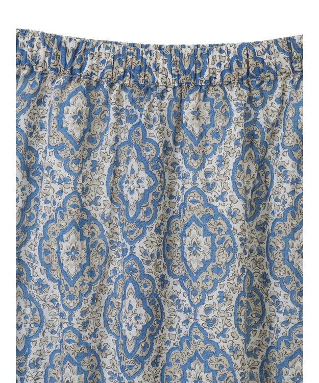 CRAFT STANDARD BOUTIQUE インド綿Ａラインスカート Blue