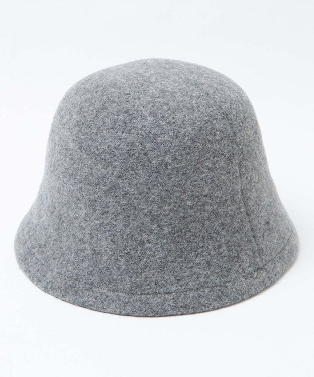 WEGO フェルトクローシュハット 杢グレー