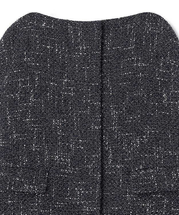 BEIGE， TRIPHANE / バックニットツイードビスチェ Navy Mix