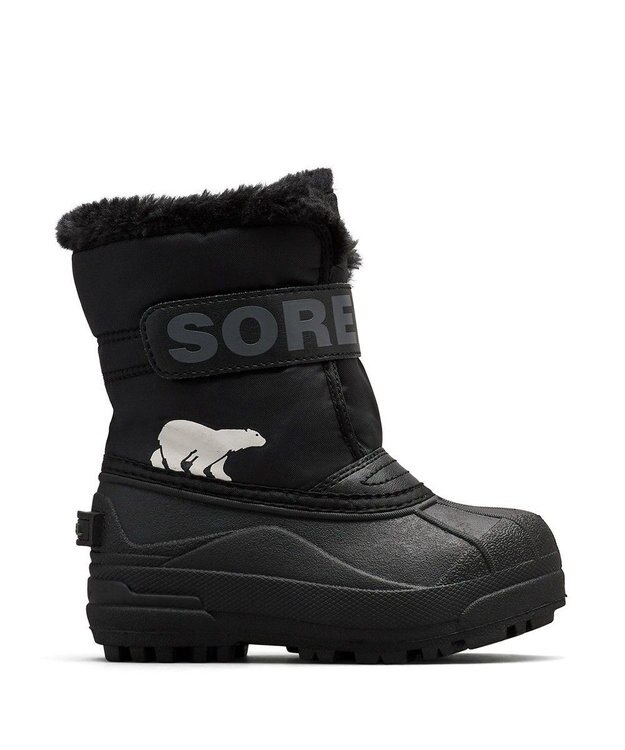 SOREL SOREL/ 【KIDS】チルドレンズ スノーコマンダー ブーツ /ソレル Black、 Charcoal