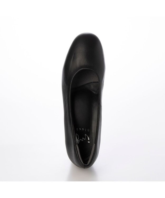 ing <ing>ウエッジソールプレーンパンプス ブラック