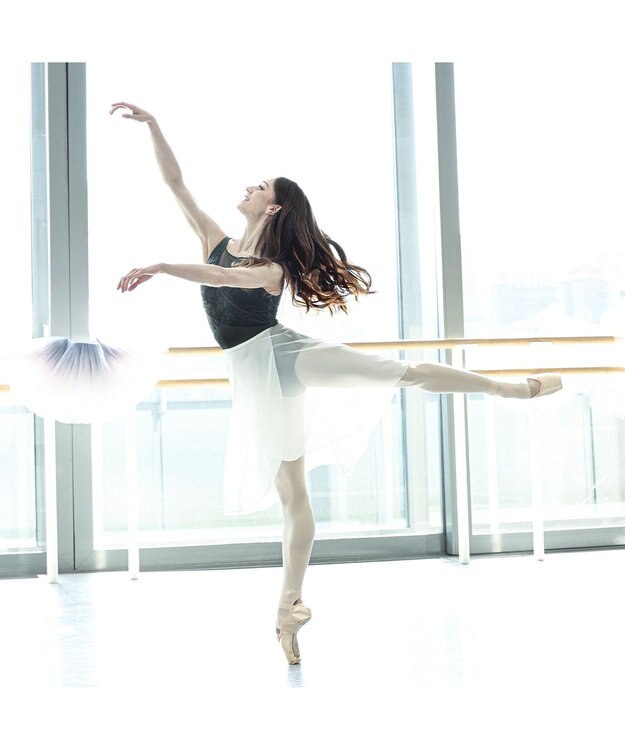 Chacott ◎【Nela ライン】巻きスカート オフホワイト