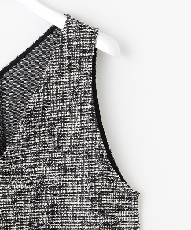 J.PRESS LADIES S ラメツイード ビスチェ ブラック系5